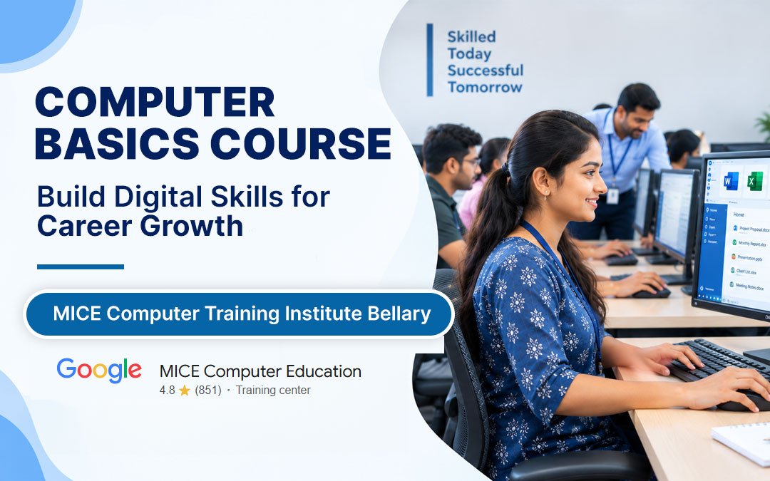 Computer Basics Course in Bellary