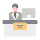 Front Desk Executive Icon